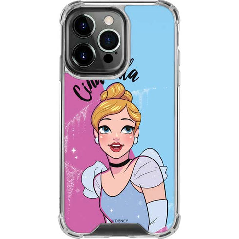Disney Princess Cinderella Art iPhone 16 Pro Clear Case